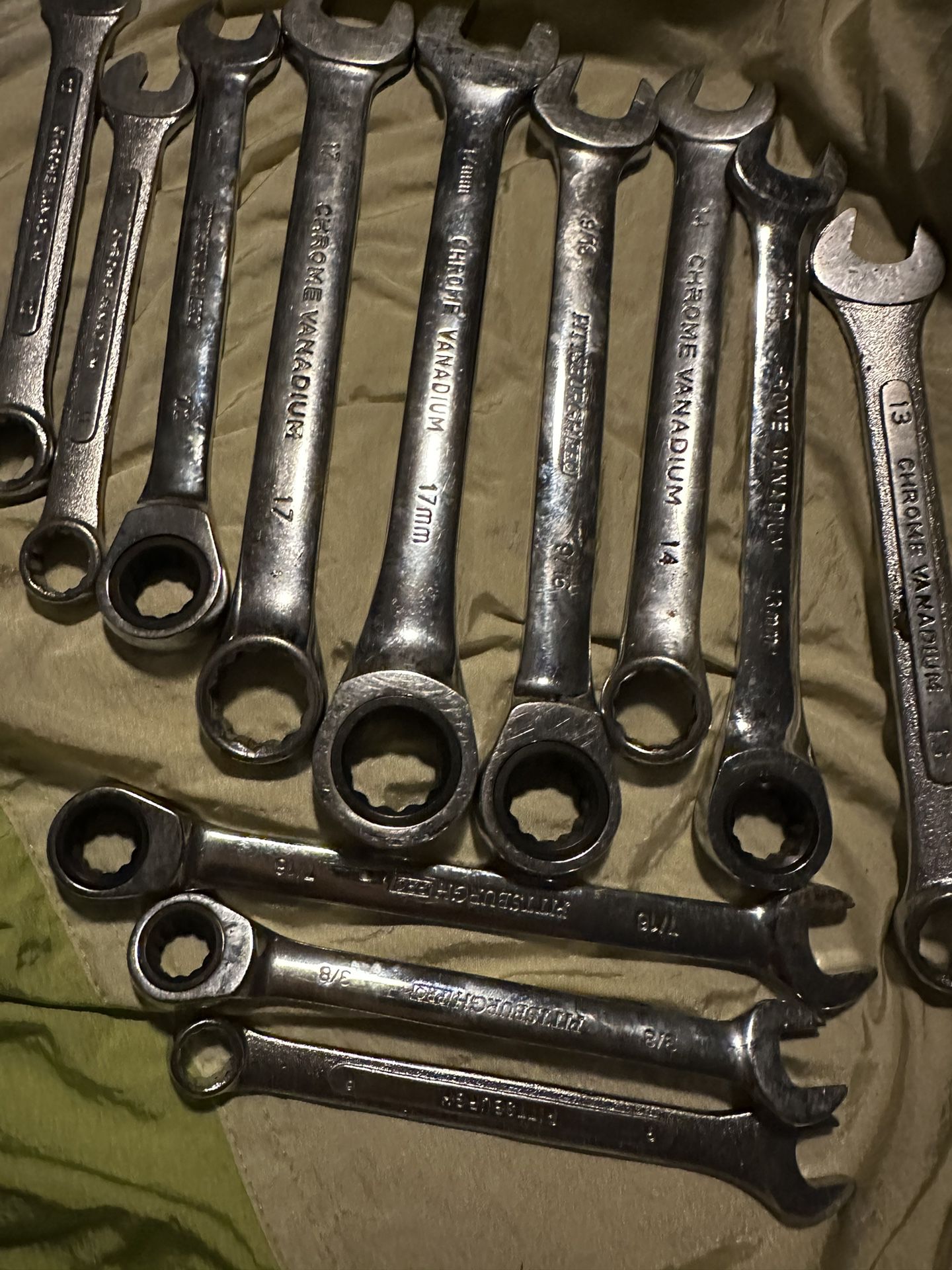 Mechanic Wrenches, Pittsburgh 12pieced