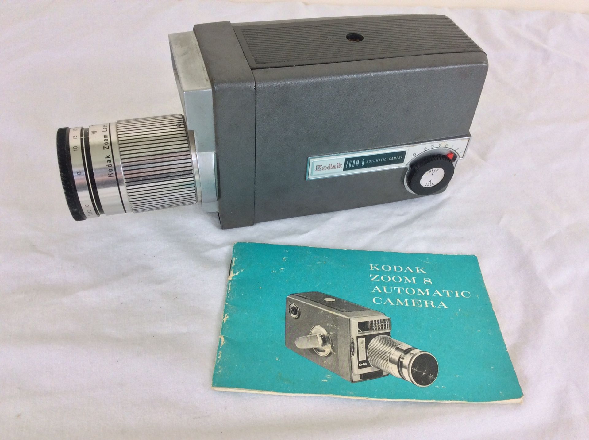 Vintage Kodak Zoom 8 Automatic Camera With Original Instructions