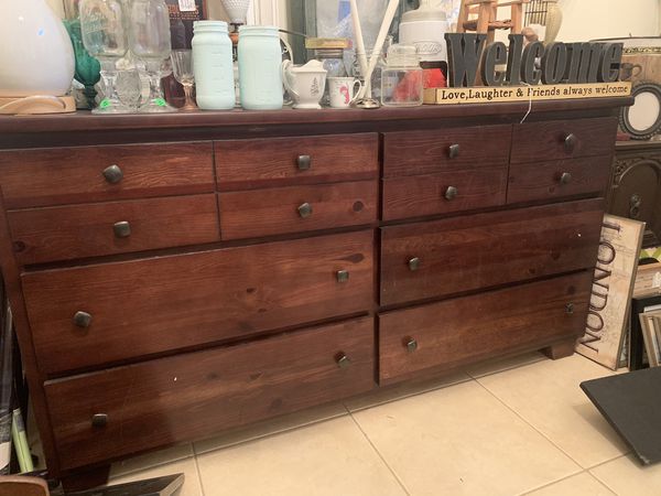 6 drawer dresser that has multiple uses - can be used as a buffet or TV ...