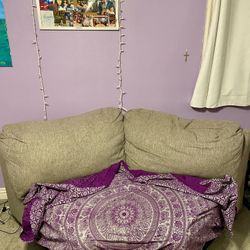 Middle Piece Couch & Ottoman  