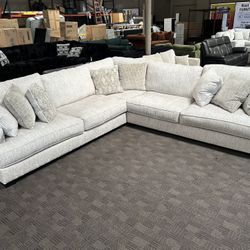 Deep And Thick Comfy Custom Sectional Couch 