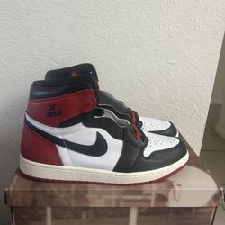 Jordan 1 Black Toe Reimagined Size 13