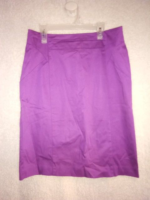 Purple Pencil Skirt