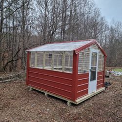 Shed Style Greenhouse 