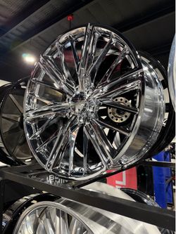 24s chrome wheels tires new 6lug zl1 wheels tires new 6lug