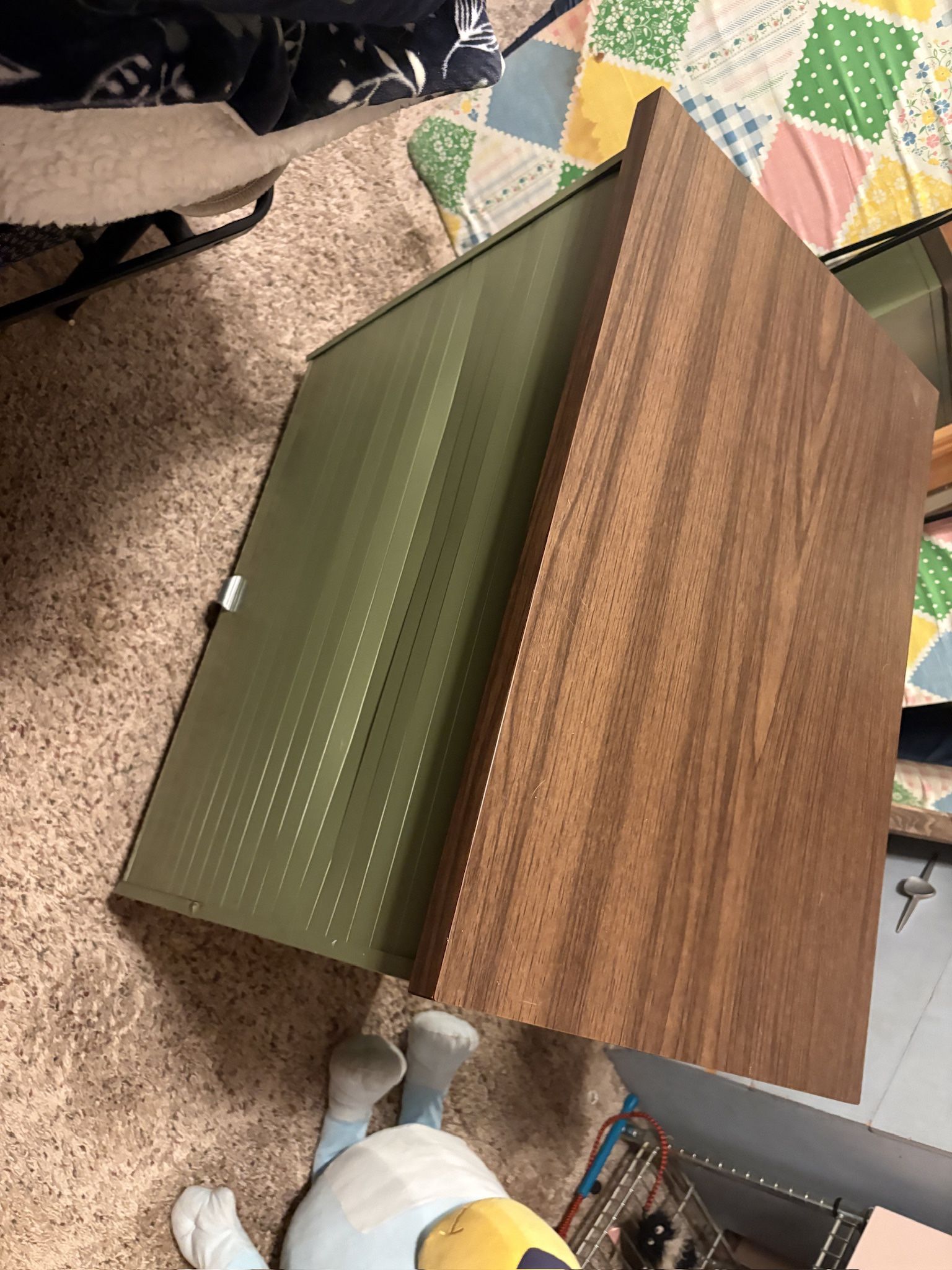 Metal Storage or Side Table