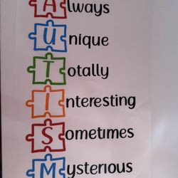 Autism Decal Sticker 