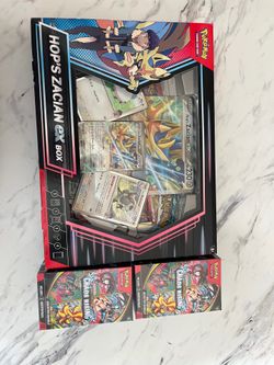 Pokémon Boosters and Hops zacien box