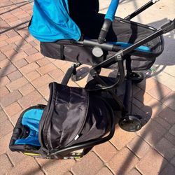 Car Seat / Basinet Stroller Combo