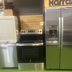 Brand New GE 4 Piece Stainless Steel Kitchen Set 