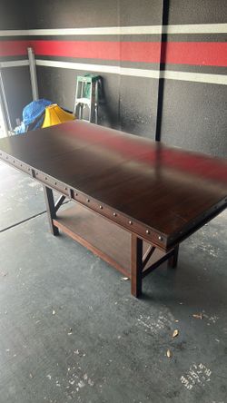Dining room table with chairs