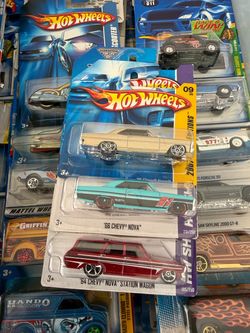 Hotwheels Chevy nova lot of 3