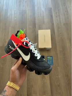 NIKE OFF WHITE VAPORMAX OG AA3831-001 SIZE 9 VIRGIL ABLOH TRAVIS JJJJOUND KITH