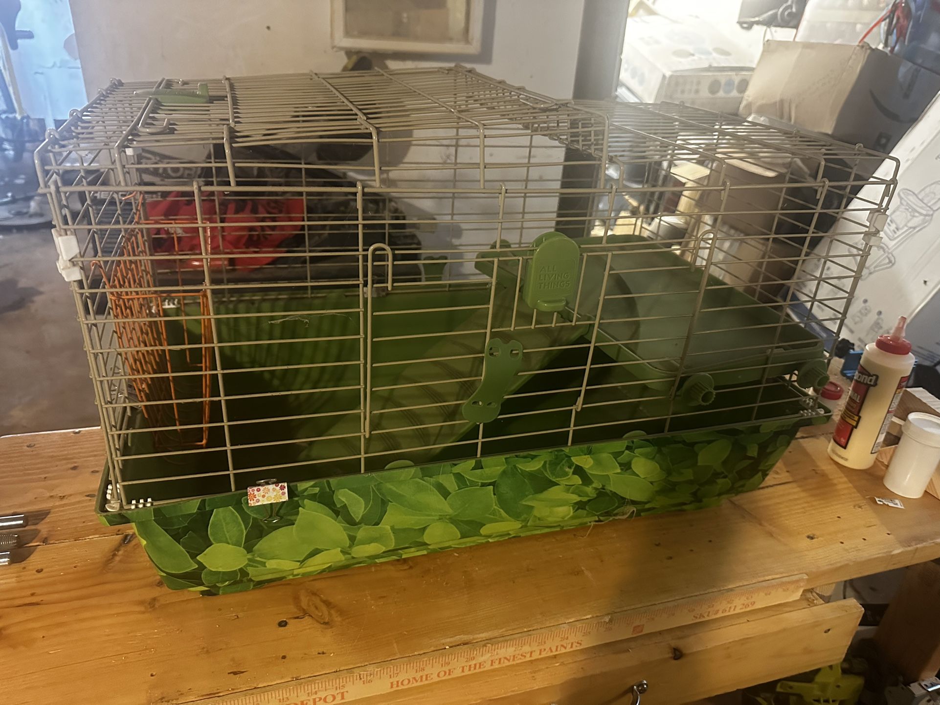 Hamster or guinea pig cage