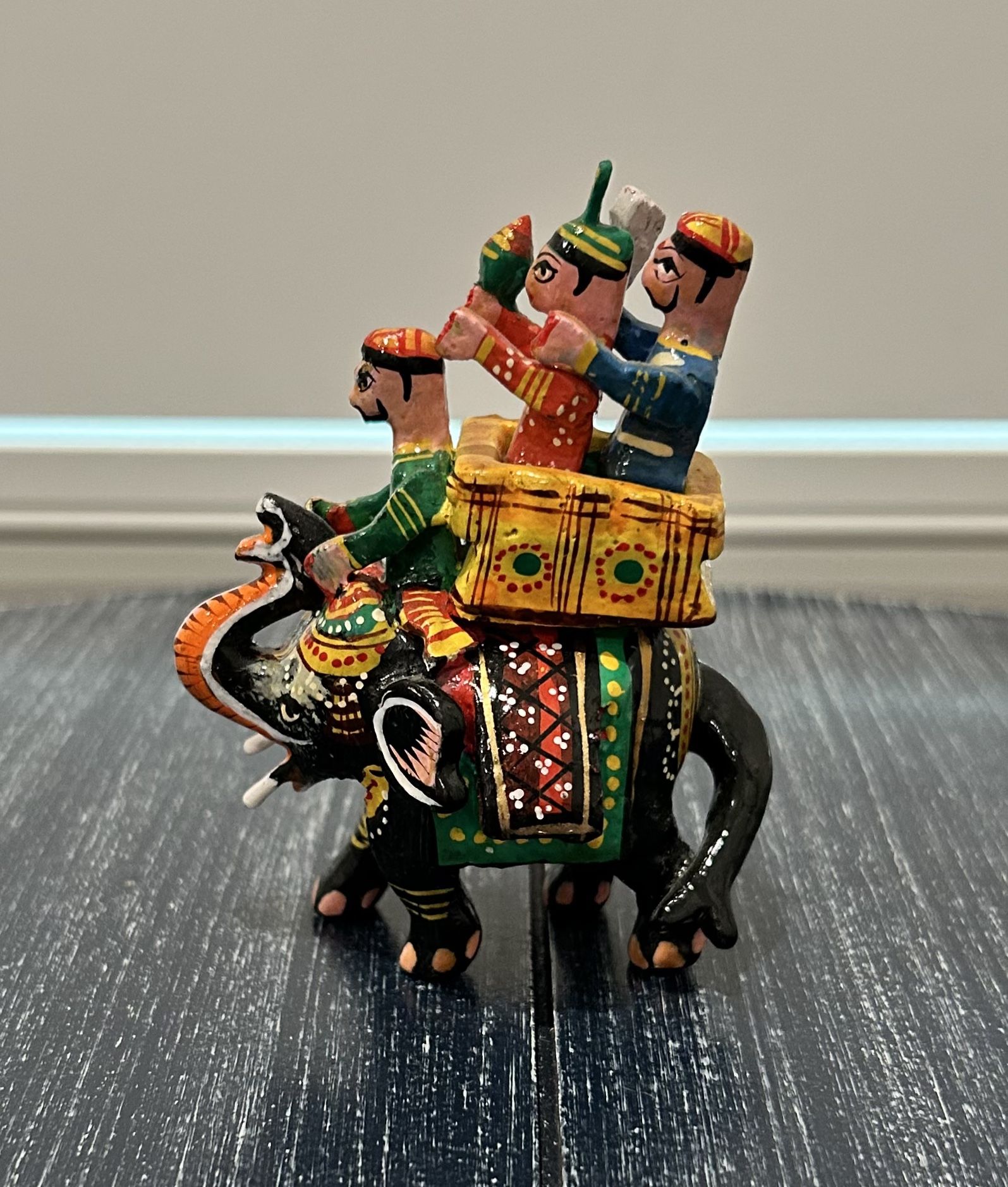Hand Painted Maharaja Ambari Elephant