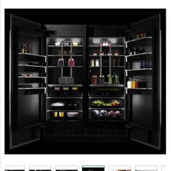 JennAir NOIR 30” Refrigerator + 24” Freezer – Panel Ready – Premium Luxury Set!