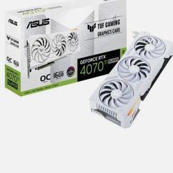 ASUS TUF Gaming GeForce RTX 4070 Ti Super White Edition 16GB Graphics Card