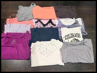 12-Piece Mixed Brand Tank Top Lot Size Small TT3