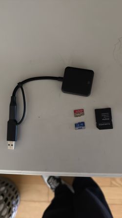 Micro USB Adapter and 2 Micro Sd’s