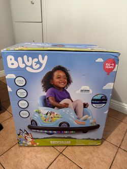 Huffy kid bike & Bluey bumper car