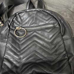 Black Mini Backpack
