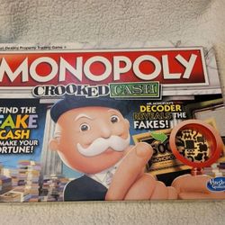Monopoly Crooked Cash Hasbro *Sealed*