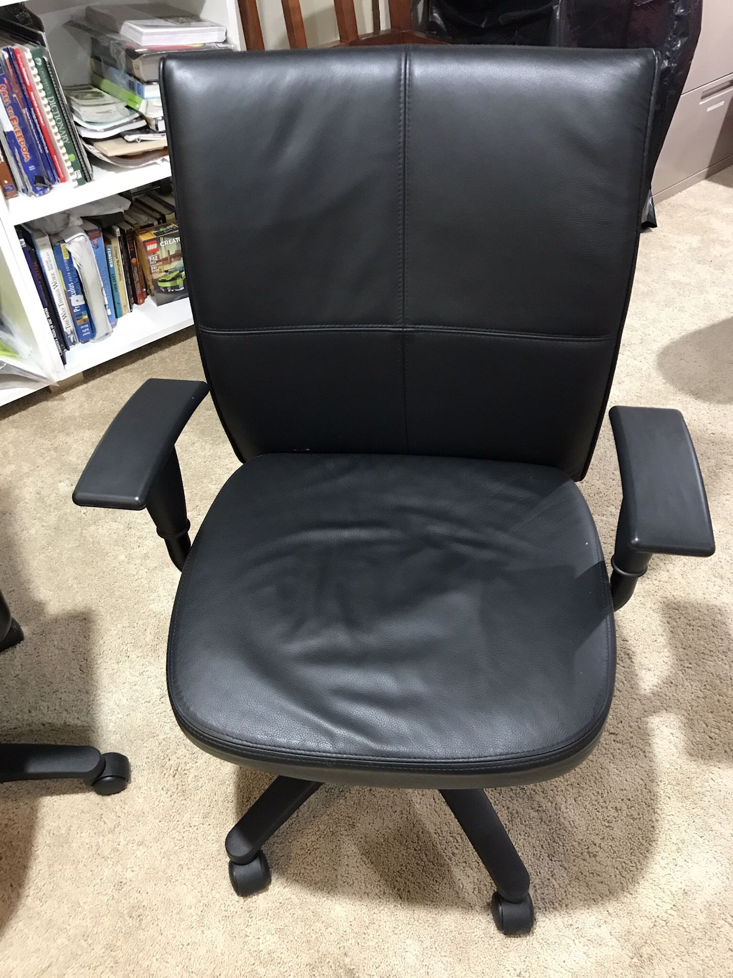 Leather office chairs