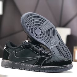 Jordan 1 Low Travis Scott Black Phantom 34 