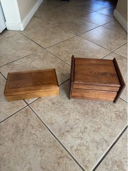 Vintage Wooden Jewelry Boxes