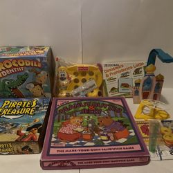 Family Fun Collectible Games Lot for Younger Children, Items Added & Changed 