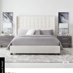 King Upholstered Bed