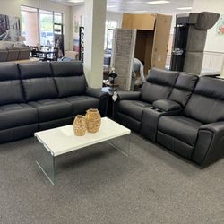 Ashley Reclining Sofa And Loveseat 