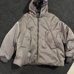 Louis Vuitton Embroidered oversized bomber jacket