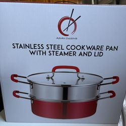 Stainless Steel Cookware With Steamer