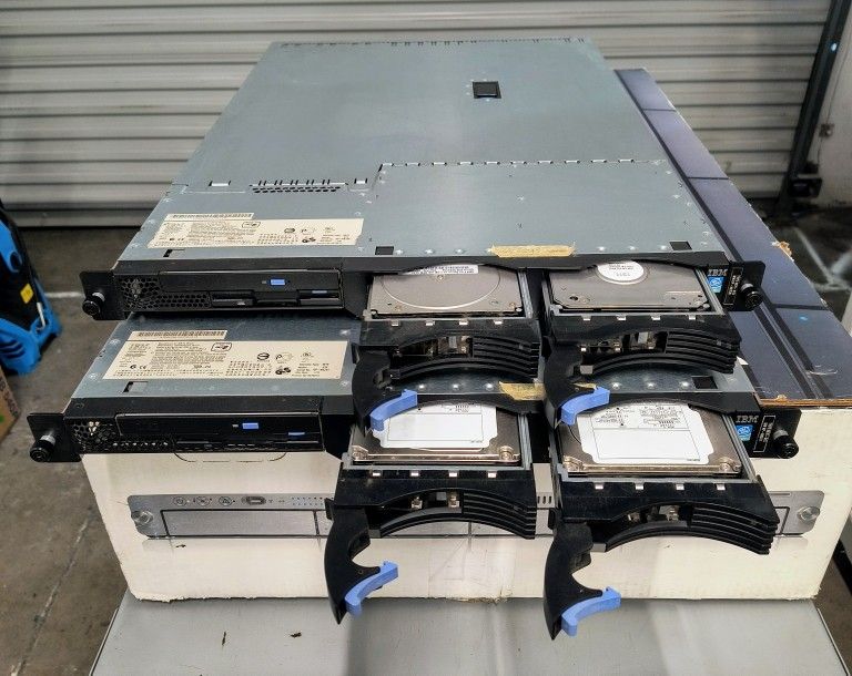 Two (2) IBM xSeries 335 eServers.  XEON Processors.