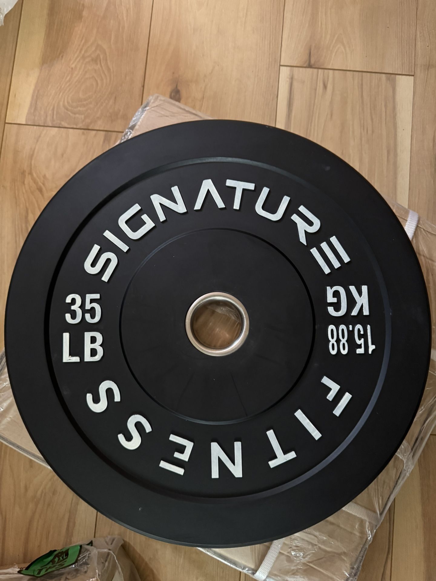 35lb signature steel Olympic bumper plate