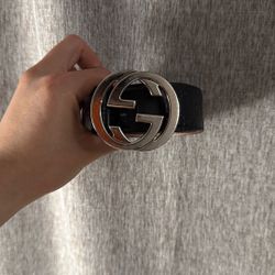 Black Authentic Gucci Used Gucci belt