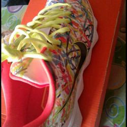  Nike shoes $125 Camo shorts $35, 1 Soap $18 Cool Bag $ $29, Cup $15, exercise  band $39 Century $249