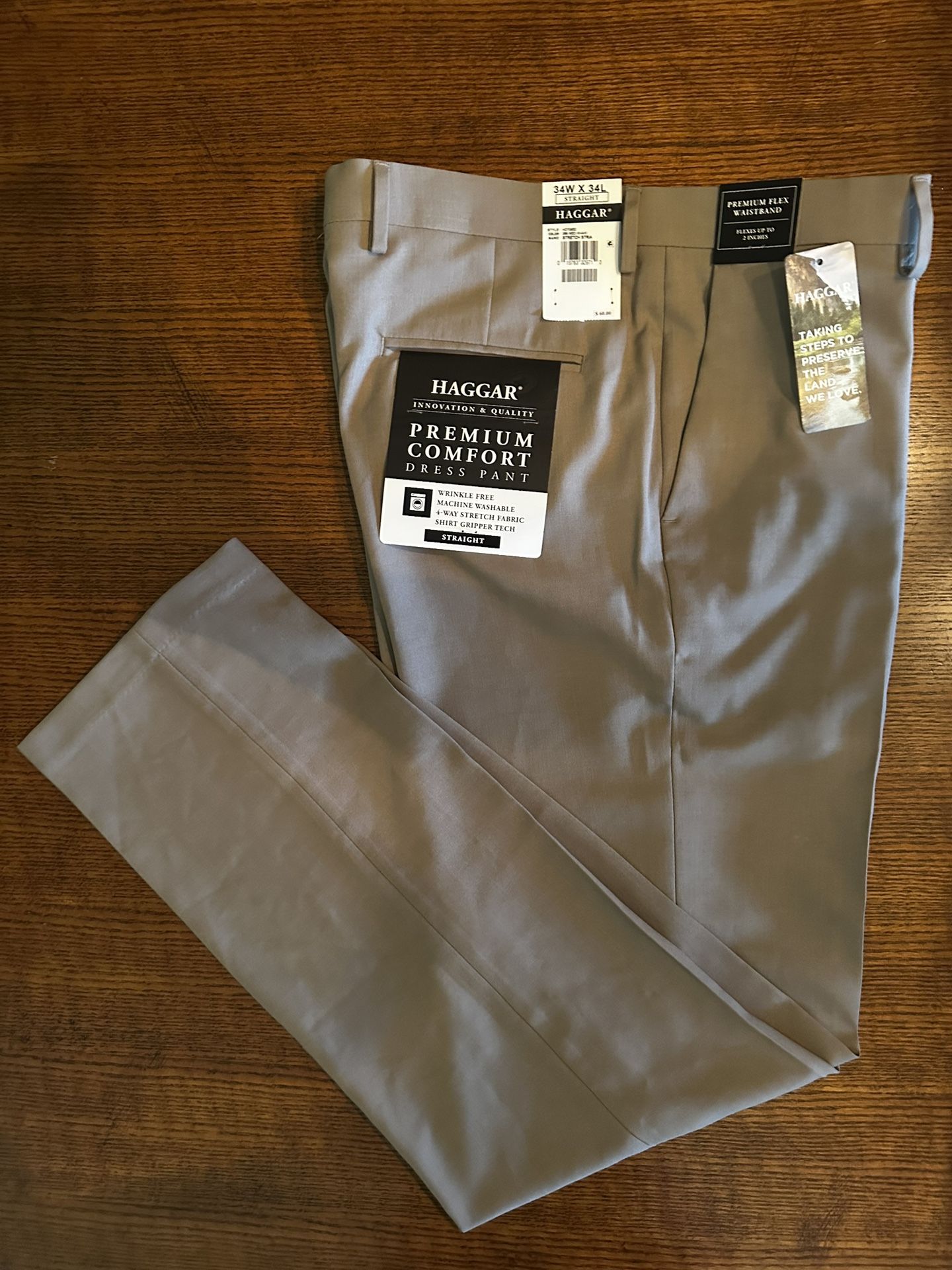 Men’s Haggar 34x34 Premium Comfort Dress Pants