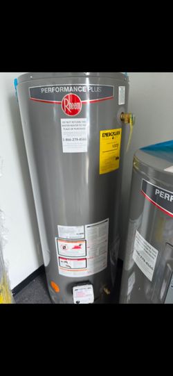 New water heater rheem performance plus 50 gal