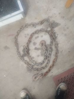 Heavy Duty Steel Tow Chain with Hooks