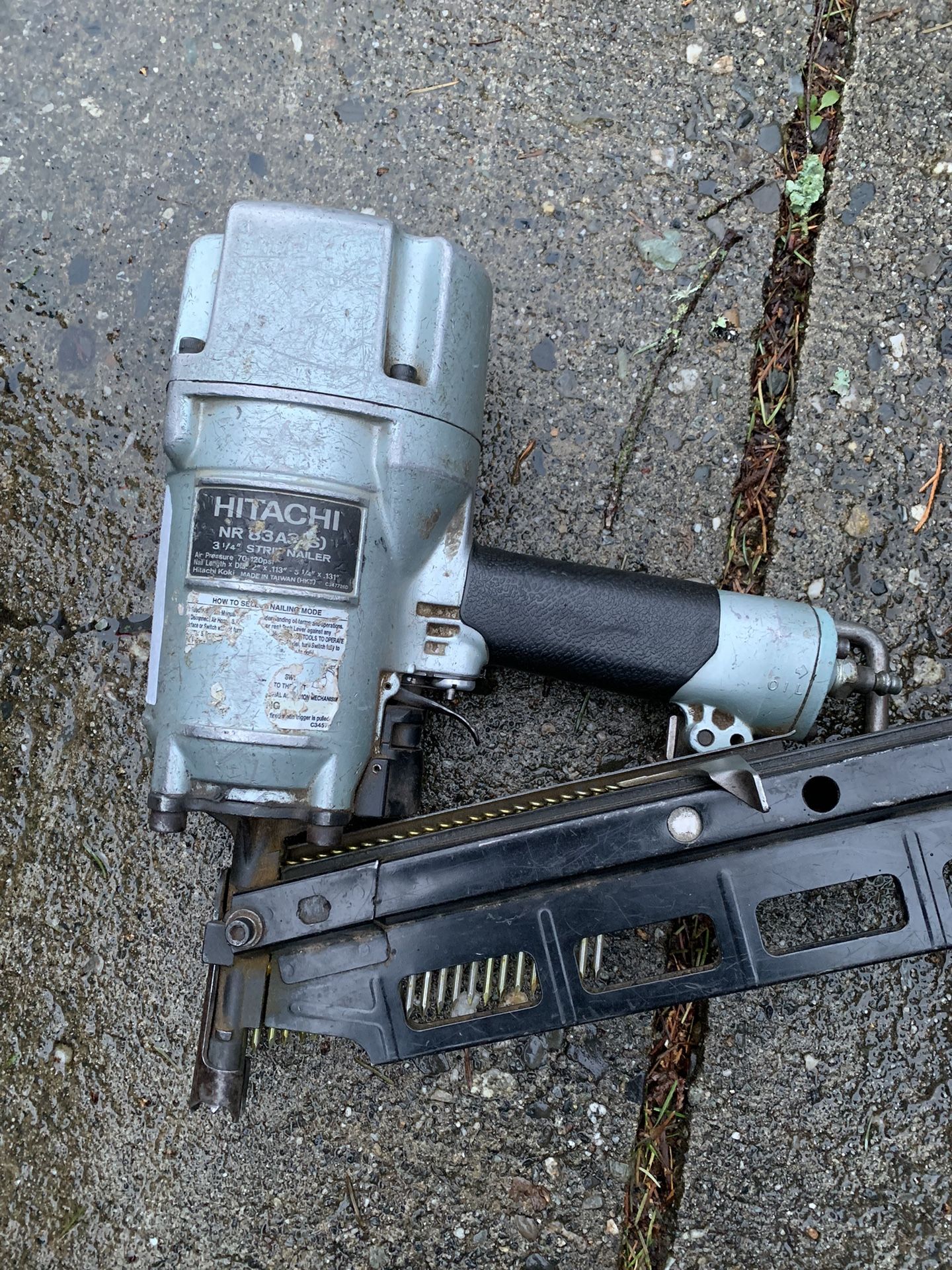 Hitachi Nr83A3(S) Framing Nailer