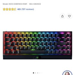 Razer Blackwidow V3 Mini 