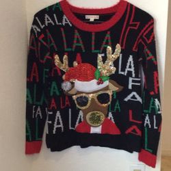 Ugly Sweater Reindeer Size S