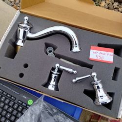 Moen Waterhill Chrome Two-Handle High Arc Roman Tub Faucet

