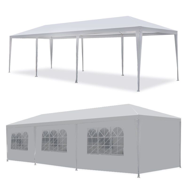 10x30 wedding party tent outdoor canopy teng with 8 side walls white FOR SALE