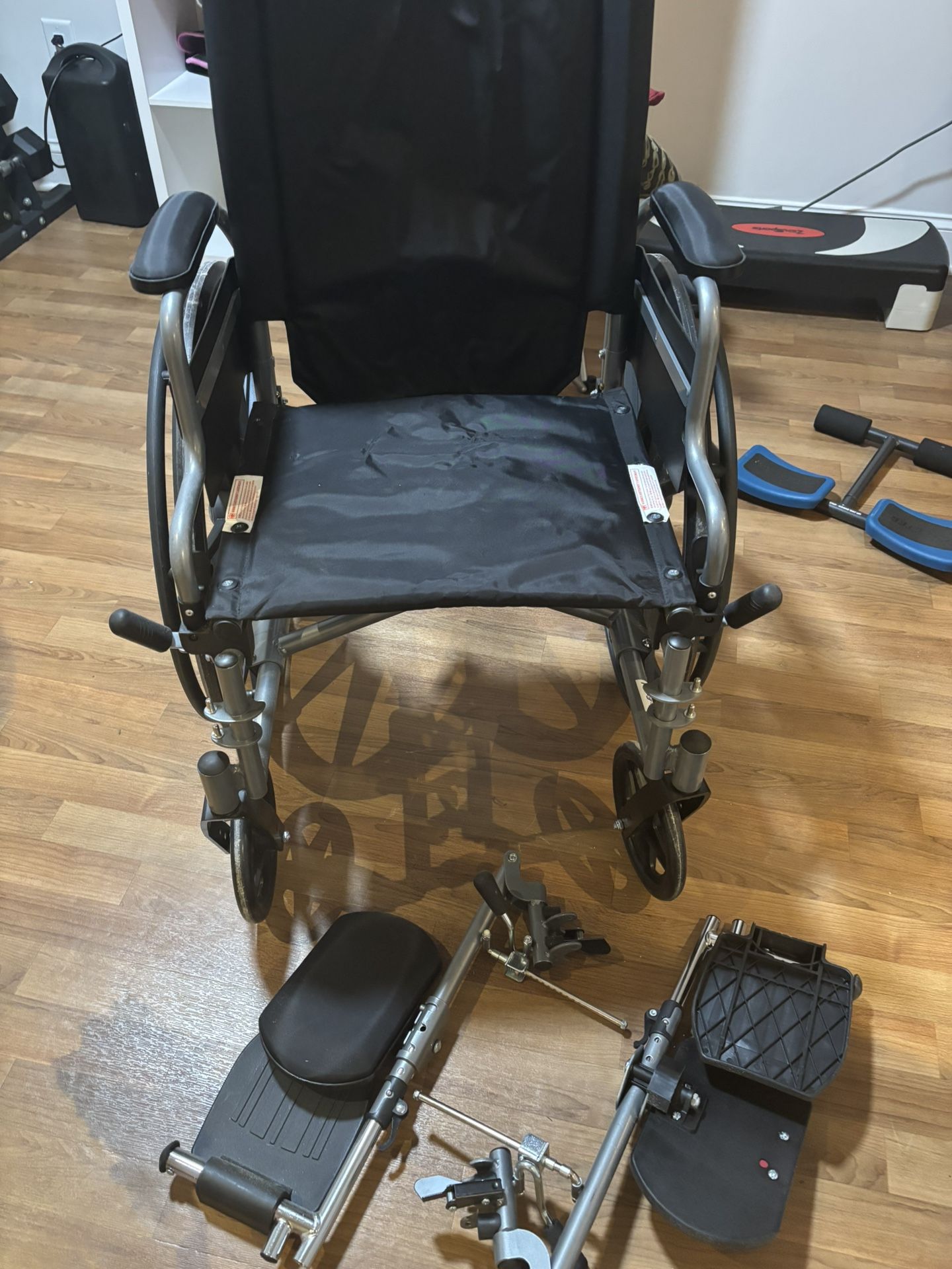 Medline Wheelchair – Lightly Used, Folds Easily, Comfortable Ride – $197