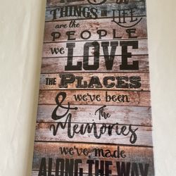 Best Things In Life...,Canvas-unopened