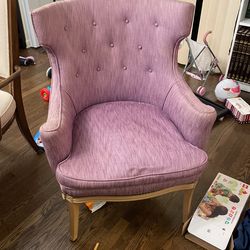 Purple Accent Chair
