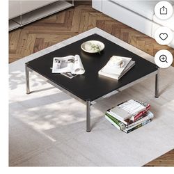 Modern Style Coffee Table with stainless steel frame